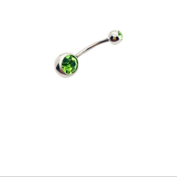 Belly Ring Green - Picture 2 of 3
